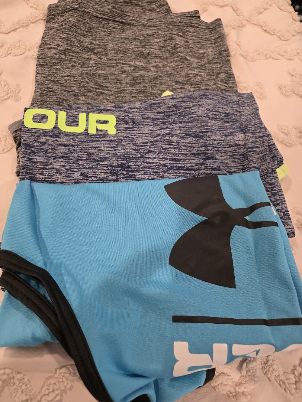 Under Armour Heather Black/grey  Mens Logo Tank Top